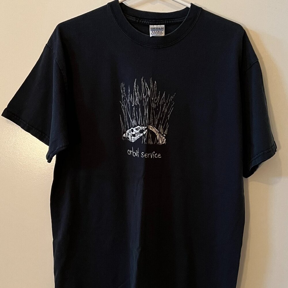 Orbit Service Band T-Shirt w/Bones in Weeds Graphic Large